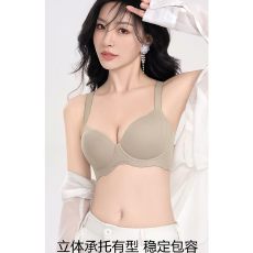 批发实力工厂大胸显小胸聚拢内衣女薄款防下垂软钢圈调整型<b class='q'>无</b><b class='q'>痕</b><b class='q'>文胸</b>罩