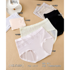 批发实力工厂<b class='q'>日系</b>甜美少女内裤新款蕾丝中腰薄款无痕透气轻薄三角短裤