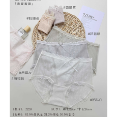 批发实力工厂高品质内裤莫代尔蕾丝短裤舒适透气速干<b class='q'>性感</b>中腰三角裤