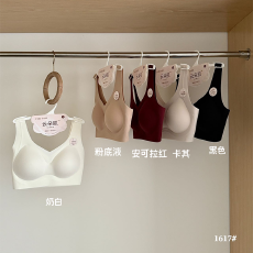 批发实力工厂秋<b class='q'>冬</b>磨毛粉底液隐形内衣女小胸聚拢胸罩宽肩美背无痕内衣