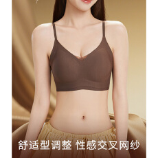 批发实力工厂无痕内衣女聚拢小胸细肩带提拉收副乳软支撑防下垂文胸罩