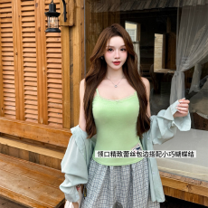 批发实力工厂蕾丝<b class='q'>吊带</b><b class='q'>背心</b>女内搭夏季薄款带胸垫遮副乳显瘦外穿美背