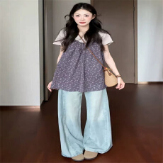 批发夏日清凉风碎花吊带背心女