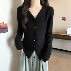 批发实拍 胖妹妹春装大码女装新款毛衣V领开衫针织显瘦韩版正肩上衣