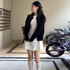 批发白色长袖衬衫连衣裙子女2026新款早春季韩系学院风小个子穿搭套装