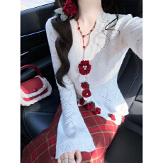 批发新年战袍姐系贵感红色<b class='q'>连衣裙</b>子女<b class='q'>冬季</b>2026超火穿搭一整套装长裙