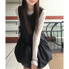 批发法式气质无袖背心花苞连衣裙子女夏2026<b class='q'>新款</b>早春季独特漂亮一整套