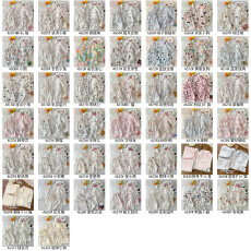 批发夏季新款睡衣女短袖云朵棉三件套翻领长裤短裤甜美可爱卡通家居<b class='q'>服</b>