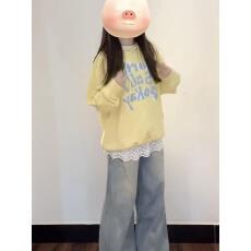 批发欣旺 <b class='q'>官</b>图 原版花边 蕾丝<b class='q'>韩国</b>小众屁帘下摆打底花边屁股叠穿裙帘