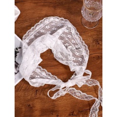 批发欣旺 官图 原版蕾丝 田园风蕾丝三角巾腰封连衣裙配饰丝巾腰带潮