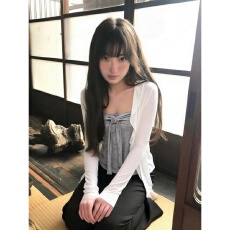 批发欣旺 官图 广州螺纹软糯<b class='q'>羊绒</b>230克1*1 韩系ins荷叶边<b class='q'>开衫</b>抹胸套装
