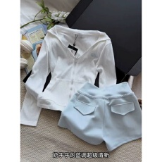 批发欣旺 官图 广州莱赛尔雪花棉+后包条 韩系白色连帽拉链<b class='q'>防晒</b>上衣女