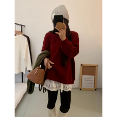 批发欣旺 官图 原版棉花边 韩版叠穿松紧腰镂空刺绣<b class='q'>蕾丝</b>装饰裙帘新款