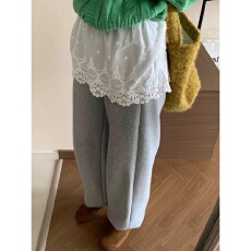 批发欣旺 官图 原版棉花边 秋冬新款韩版叠穿遮胯屁帘秋冬打底裙女