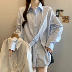 批发高级感大码女装独特漂亮设计感衬衣胖MM长袖衬衫女2026春季新款