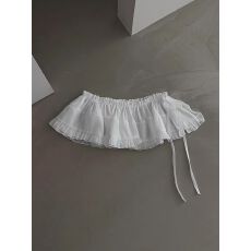 批发【官图 原版布料】高级感蝴蝶结女夏季时尚款减龄<b class='q'>高腰</b>屁帘短裙