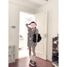 批发简约通勤假两件刺绣披肩T恤套<b class='q'>装</b>女夏高腰半身裙短裙修身短袖上衣