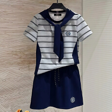 批发官图  高含棉小个子<b class='q'>休闲</b>慵懒风套装女2026夏季显瘦上衣短裙两件套