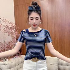 批发官图  纯棉小个子时髦百搭短袖t恤女2026夏季新款百搭气质上衣潮