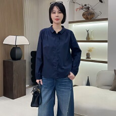 批发官图  <b class='q'>职业</b>风宽松百搭长袖<b class='q'>衬衫</b>女2026秋季新款欧货减龄遮肉上衣潮