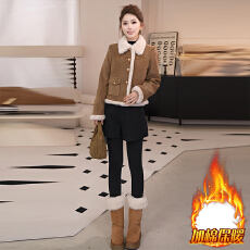 批发官图  小香风气质百搭长袖棉服女2025冬季新款减龄显瘦开<b class='q'>衫</b>外套潮