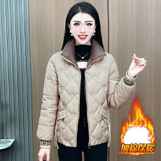 批发官图  欧货<b class='q'>时尚</b>减龄<b class='q'>妈妈装</b>长袖棉服外套女2025冬季新款休闲上衣潮