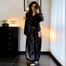 批发官图  欧货洋气减龄套装<b class='q'>女</b>2026春季新款简约开衫外套阔腿裤<b class='q'>两件</b>套