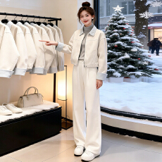 批发官图  高含棉2026春<b class='q'>秋</b>新款超好看韩系小个子百搭时尚翻领短外套女