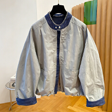 批发官图  小众设计感通勤风夹克短外套女2026春<b class='q'>秋</b>季新款潮流拼接上衣