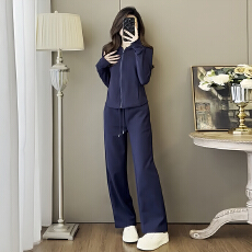 批发官图  高含棉洋气<b class='q'>运动服</b>套装女2026春季新款<b class='q'>修身</b>外套阔腿裤两件套