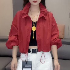 批发官图  小众洋气显瘦<b class='q'>短外套</b>女2026年夏季新款宽松别致长袖防晒上衣