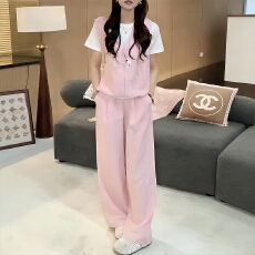 批发官图  休闲<b class='q'>运动服</b>套装女2026年夏季新款<b class='q'>百搭</b>上衣宽松阔腿裤两件套