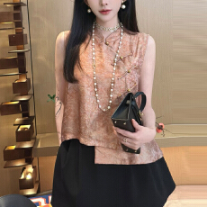 批发官图   2026夏季新款百搭时尚气质<b class='q'>衬衫女</b>新中式国风纽扣开衫上衣