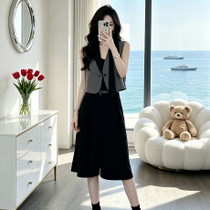 批发官图  设计感小众西装套装<b class='q'>女</b>2026年夏季新款气质马甲五分裤两件套