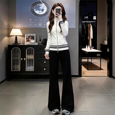 批发官图  时尚通勤套<b class='q'>装</b>女2026秋季新款显瘦百搭上衣宽松休闲<b class='q'>裤</b>两件套