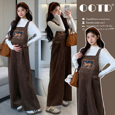 批发<b class='q'>孕妇装</b>背带裤2026秋冬<b class='q'>新款</b>巨好看连衣裤宽松连体裤