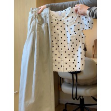 批发<b class='q'>娃娃领</b>短袖波点<b class='q'>衬衫</b>春装女2026年新款轻奢高级感法式小资别致上衣