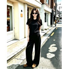 批发黑色polo衫翻领正肩修身短袖T恤女2026新款夏季穿搭韩系极简上衣