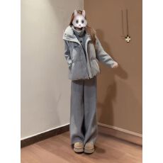 批发氛围感ootd气质百搭外套棉服马甲搭配针织<b class='q'>开衫</b>毛衣女秋冬季阔腿裤