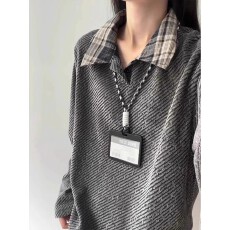 批发480克雪尼尔复贝贝绒】衬衫领<b class='q'>卫衣</b><b class='q'>男</b>女春秋潮牌宽松长袖t恤衫上衣