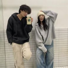 批发【高质量<b class='q'>北极</b><b class='q'>绒</b>毛衣时尚嘉盛套头连帽2025年秋季新款男士重磅高端