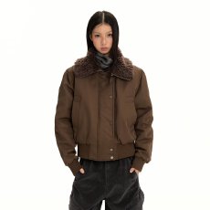 批发【防水面料高质量】毛领私人地带廓形宽松防水外套冬季<b class='q'>女</b><b class='q'>夹克</b>棉服