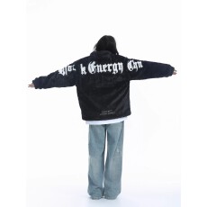 批发原版刺绣防貂绒加绒外套】毛绒古致外套女春秋冬加厚保暖棉袄棉服