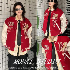 批发【龙凤尼拼皮刺绣美式潮人邦棒球<b class='q'>服</b>男女新款夹克拼接休闲情侣外套