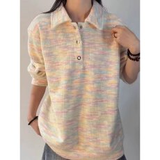 批发羽毛纱】polo领常青树<b class='q'>毛衣</b><b class='q'>男</b>2026春秋冬宽松慵懒高级感加厚针织衫