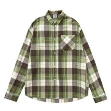 批发【格子衬衫】春秋侠魁港风衬衣女2026新款休闲宽松时尚高级感外套