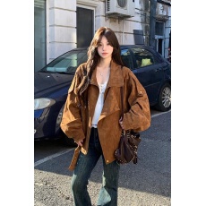 批发韩系气质街头风<b class='q'>夹克</b>宽松外套女款2026春秋季新款宽松百搭爆款上衣