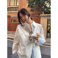 批发冰丝衬衫】日系港蟹潮流外穿长袖工装痞帅上衣春秋百搭衬衣女<b class='q'>外套</b>