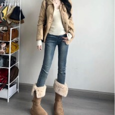 批发牛仔裤<b class='q'>女</b>佐依春夏新款美式复古宽松显瘦设计感直筒修身小脚长裤