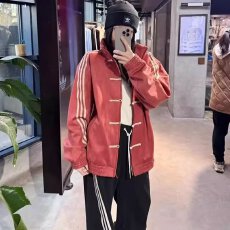 批发麂皮绒中式<b class='q'>夹克</b>】国潮淘依坊盘扣情侣春秋季宽松唐装外套上衣男女